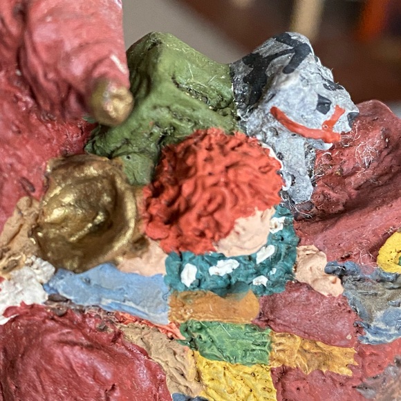 Vintage 1985 June McKenna Old World Santa Figurine Signed - Picture 5 of 7